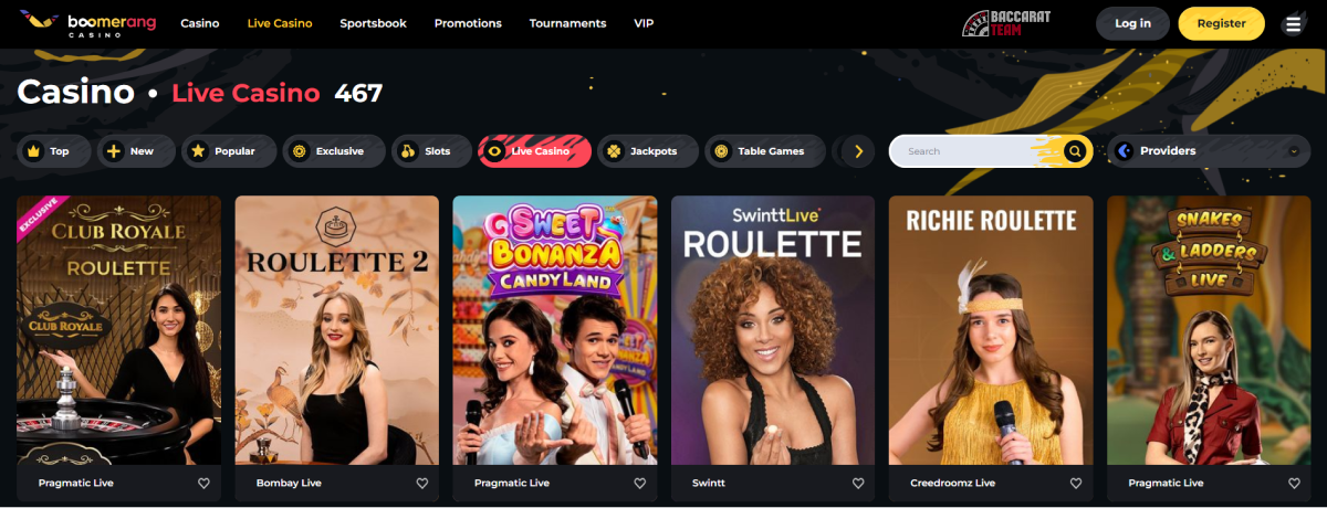 Boomerang Casino Review