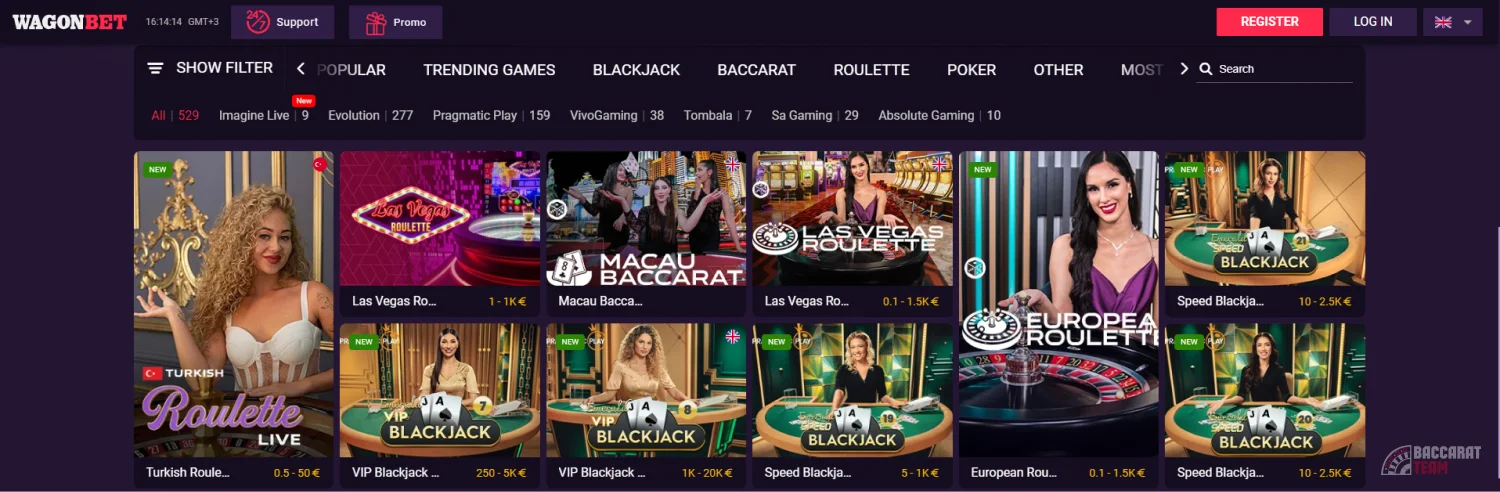 Wagonbet Casino Review