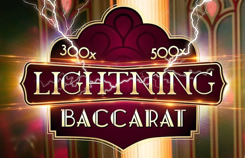 Lightning Baccarat - Jeu en direct d'Evolution Casinos avec un twist